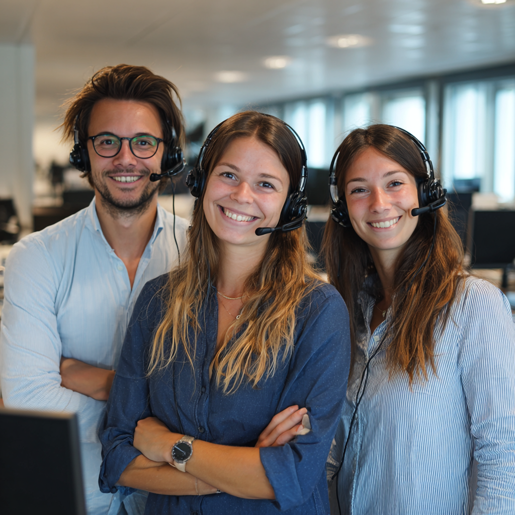 Callcenter team foto