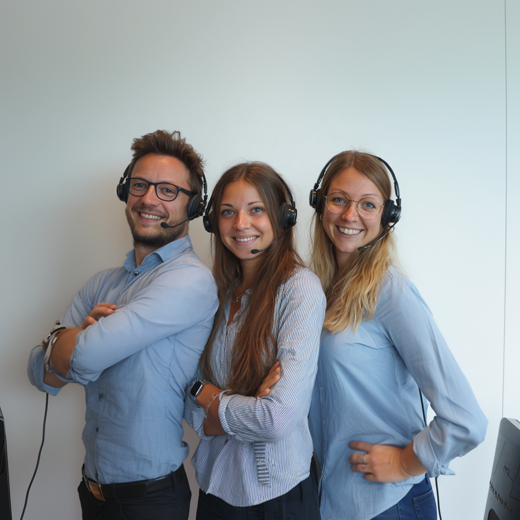 Callcenter team foto